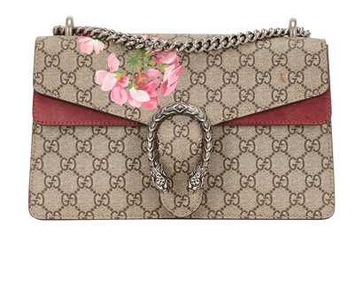 Medium GG Blooms Dionysus, &pound;750, Handbags, Beige/Burgundy, Canvas/Suede, Front view